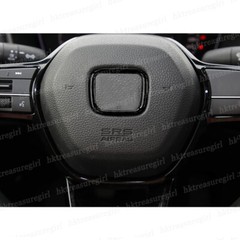 Front Grille Trunk Black H Emblem For Honda Civic SI 2022-2025 FE Car Name Badge