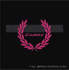 Toyota Camry New Racing Wreath Decal Sticker Pair