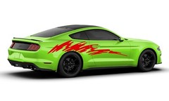 Sticker for Ford MUSTANG performance Flash graphics Vinyl Design Graphics Decal