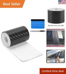 Durable 3D Carbon Fiber Vinyl Wrap – 2x30ft for Stylish Automotive Enhancements