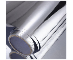 12″× 78″ Chrome Mirror Silver Vinyl Wrap Sticker Film,Self-Adhesive Decal Sheet