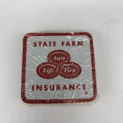 STATE FARM INSURANCE Reflective Bumper Decals Lot Of 100 Vintage 3.5″ X 3.5”
