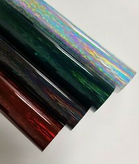 Gloss Red Green Silver Black Holographic Iridescent Vinyl Car Wrap Sticker Film
