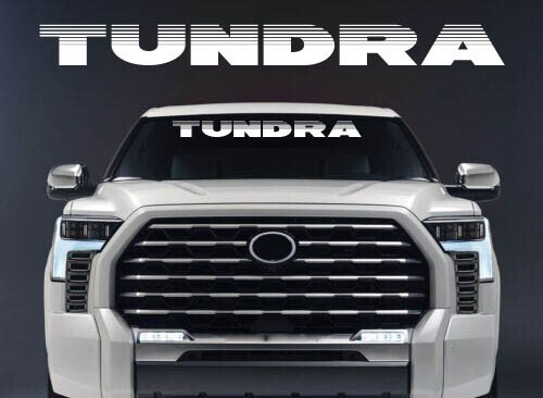 Tundra Windshield Vinyl Decal Sticker Fits Toyota TRD 4×4 Off Road Sport 40″