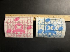 One piece Chopper Jolly Roger Vinyl Decals