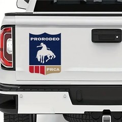 2 PACK Professional Rodeo Cowboy ProRodeo PRCA 5.5” Inch Vinyl Sticker Decal Set