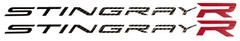 C8.R Racing Fits Corvette Stingray Sideskirt Vinyl Decal Sticker – Carbon Fiber
