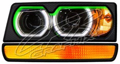 Monte Carlo Street Stock Headlight/Taillight Set Sticker Decal Graphics – GREEN