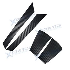 Front Fender Vent Die Cut KK Vinyl Carbon Pattern Decals Kit For Subaru WRX/STI