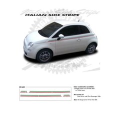 Fiat 500 Italian Side Stripe G