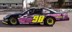 Red White & Blue Race Car Side Wrap Decals Late Model, Street Stock #61