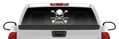 USMC Marine Corps Sticker Military Veteran United States Window Vinyl Decal