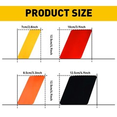 10 cm Classic Retro Style Tri-Color Stripe Decal Sticker For Toyota RAV4 Lexus