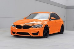 High Gloss Flame Orange Car Vinyl Wrap Sticker Decal Sheet Film DIY Air Release