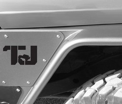 TJ CUSTOM DECALS for Jeep premium quality automotive grade 2 decals set