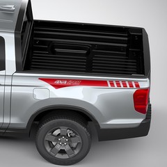2 X Decal Sticker Rear Bumper Side Stripes for Honda Ridgeline 2017 – Present