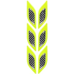 Green-Black Car Door Handle Bowl Anti-Scratch Sticker Protector Trim