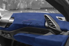 Velvet Stretchable Royal Blue Suede Textured Car Vinyl Wrap Sticker Decal Sheet