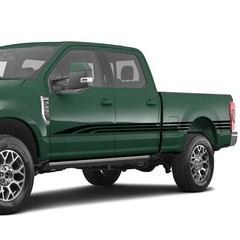 Triple side stripes graphics stickers decals compatible with Ford F250