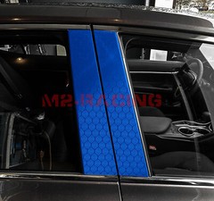Honeycomb Carbon Fiber Satin Royal Blue Hex Auto Sticker Decal Vinyl Wrap Sheet