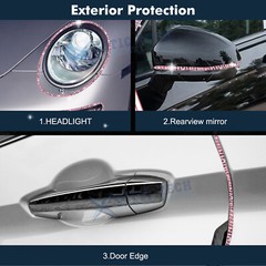 Glitter Diamond DIY Moulding Trim Strip Line Interior Exterior Decor For Car SUV