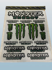Energy Motorcycle Racing Motocross Helmet Vinyl Decal Sheet Reflective
