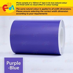 PURPLE-BLUE 9/16″ 15mm Double Lines STRIPE Streamline TAPE Decal Vinyl Sticker