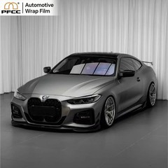 5ft x 50ft PET Car Wrap Vinyl Monza Grey Air Release Bubble Free Full Roll Film