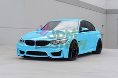 2pcs 4″x8″ Sample PPF Paint Protection Gloss Light Blue Invisible Scratch Shield