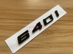 Gloss Black 3D ABS Letters Trunk 640i Emblem Rear Badge for BMW 2017-2022 640i