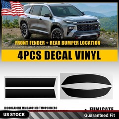 4X Front Rear Reflector Decals Precut Tint Overlay Vinyl For 2024 2025 Traverse