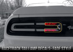 Luxe Auto Concepts 2015+ Dodge Challenger Racetrack Taillamp Decals