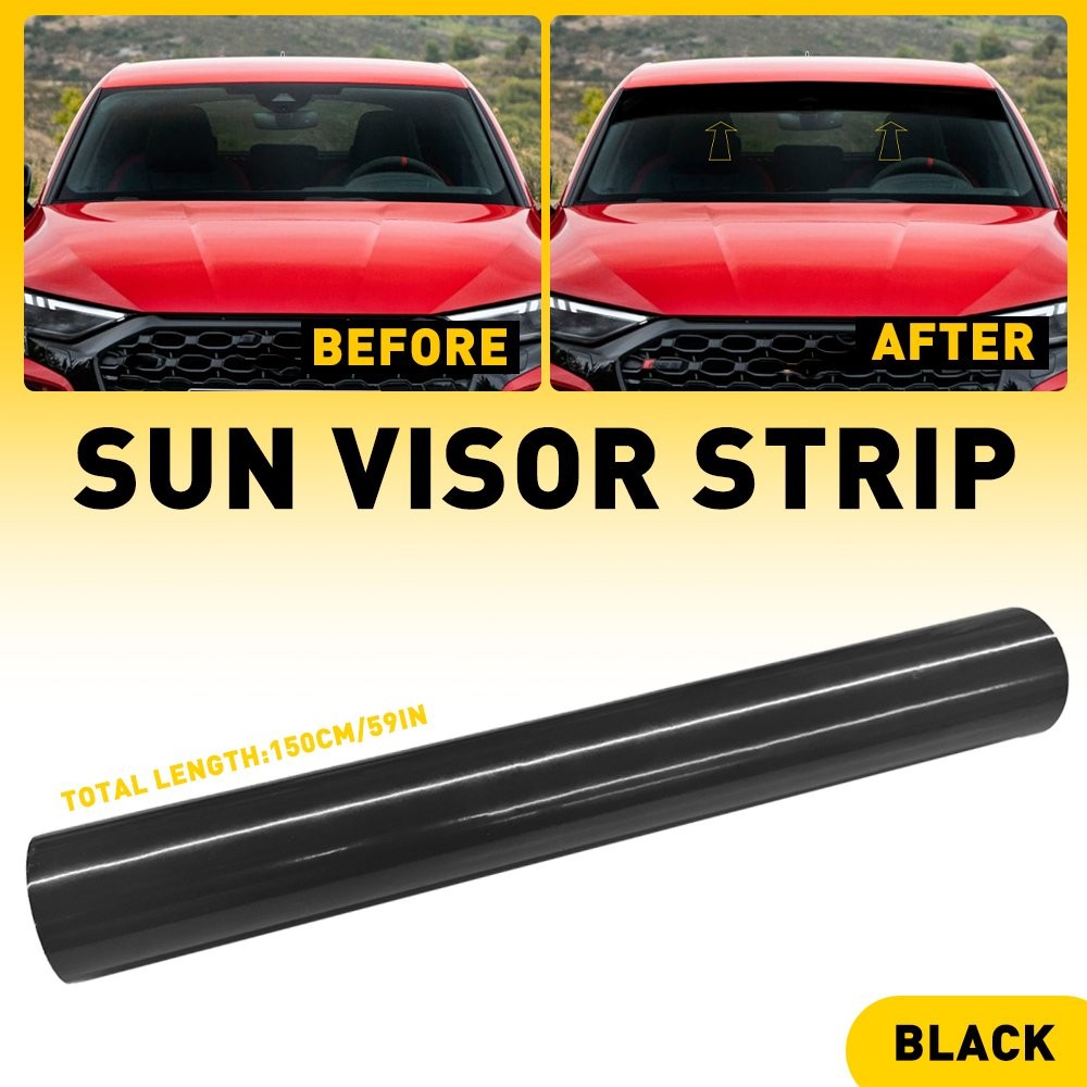60″x10″ Car Window Front Sun Visor Windshield Strip Banner Vinyl Blank Decal USA