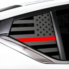 Fits Nissan Altima 2019 – 2023 Quarter Window American Flag Vinyl Decal Sticker