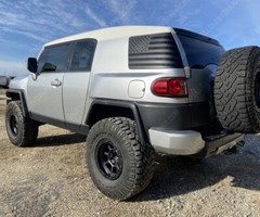 USA Window Flags Precut Compatible with Toyota FJ Cruiser 2007-2014