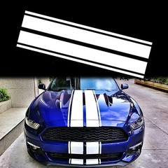 Universal Racing Stripes Car Hood Vinyl Decal Auto Body Side Sticker