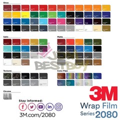 3M 2080 Vinyl Wrap For Chevy Bowtie Emblem Overlay Sticker Decal Sheet Film