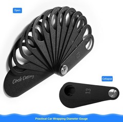 Precision Craft Cutting Tool Kit: 13-25mm Circle Templates for Car Wrapping