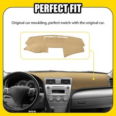 For Toyota Camry 2007 2008 2009 2010 11 Dash Mat Beige Dashboard Cover Pad 1-5X