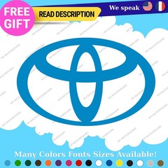 Fits Toyota Logo Vinyl JDM Decals GT 86 FRS BRZ Stickers Drift Tuning Door Japan