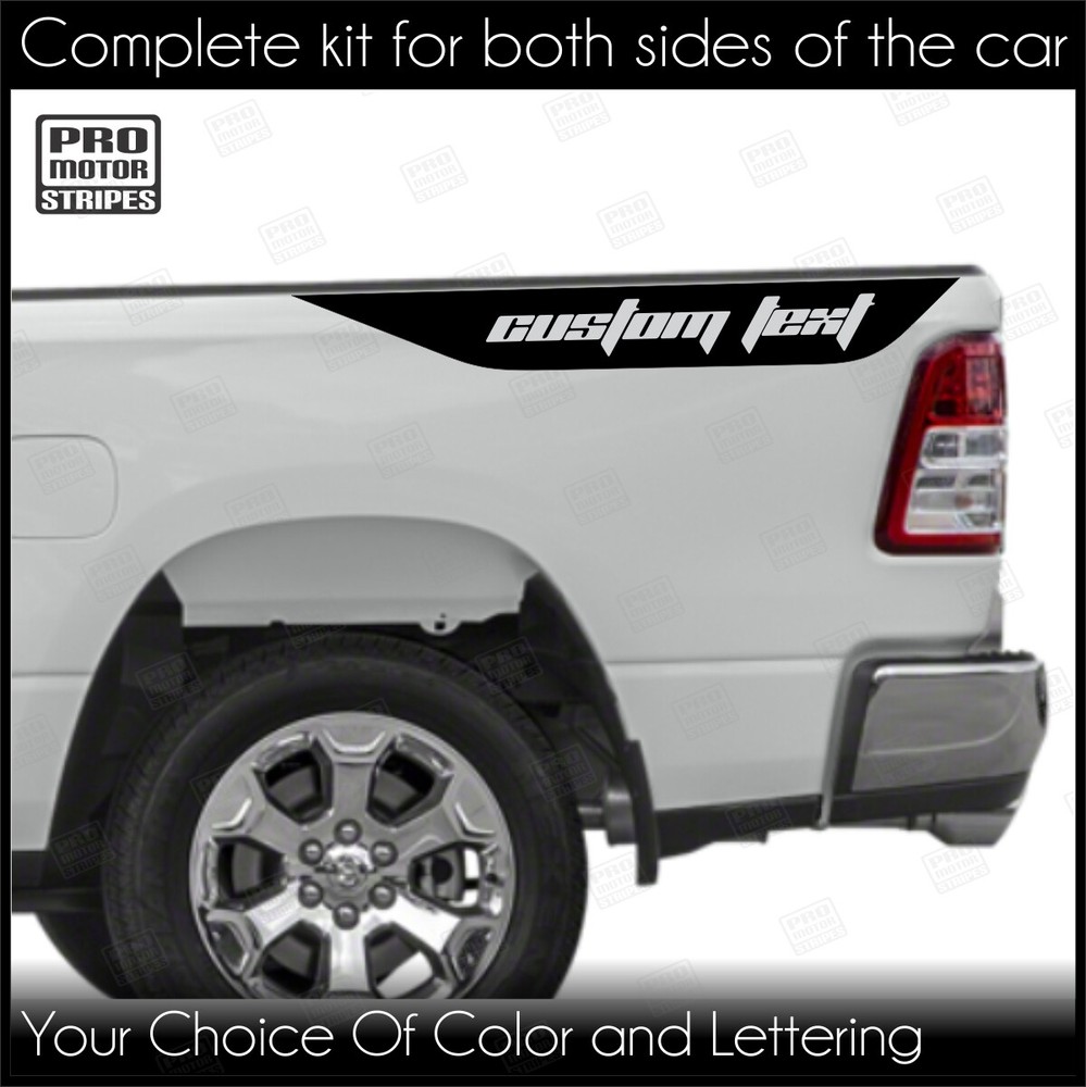 Side Body Bed Box Decals Stripes For Chevrolet Silverado Colorado S10 WT LT EV