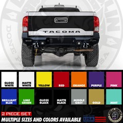 Blackout Vinyl Decal Graphics For Toyota Fits Tacoma 2016-2023 3rd Gen Tailgate