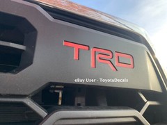 Fits – Toyota Tundra TRD front grill Indent Decal 2022 2023 2024