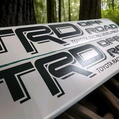 TRD Off Road Decals Set for Toyota Tacoma Tundra Truck Bedside 4X4 Stickers