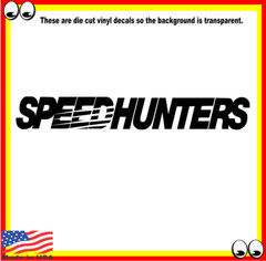 Speedhunters Vinyl Cut Decal Sticker Logo JDM High Performance Aftermarket Parts