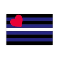 Leather Pride Flag Sticker – [4” x 6”]