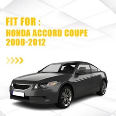 1-10Set Left Right Vinyl Overlay for Honda Accord 08-12 Window Trim Gloss Black