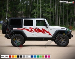 Decal For Jeep Wrangler JK JL Rubicon Sahara Willys Sport graphics design 2023