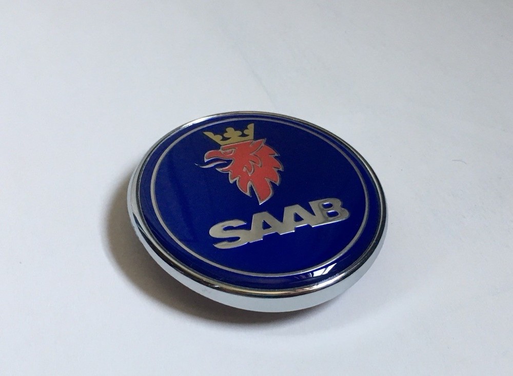 NEW 2003-2011 SAAB 9-3 9-5 Rear Trunk Badge Emblem 68mm US SELLER