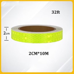 Reflective Safety Conspicuity Warning Tape DIY Sticker Decal 2cm Roll